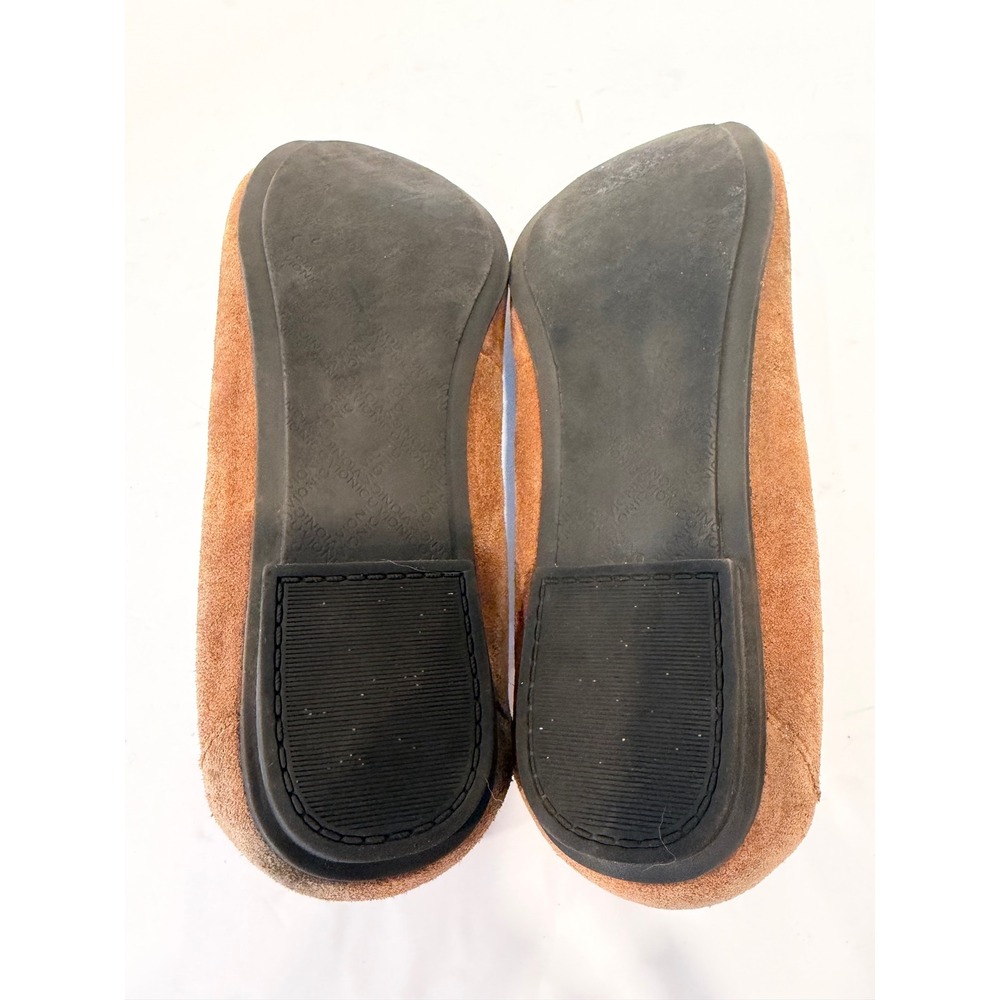 Vionic Liliana Tan Suede Comfort Supportive Bow Round Toe Ballet Flats 9 Wide - Picture 8 of 8